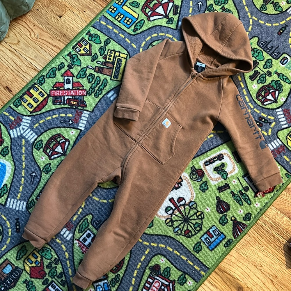 24m 2t carhartt zip up onesie